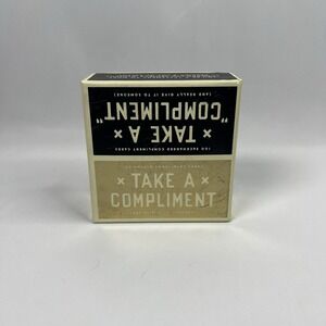NWT Take A Compliment Card Set by Brass Monkey 200 Cards Compliments/Backhanded‎